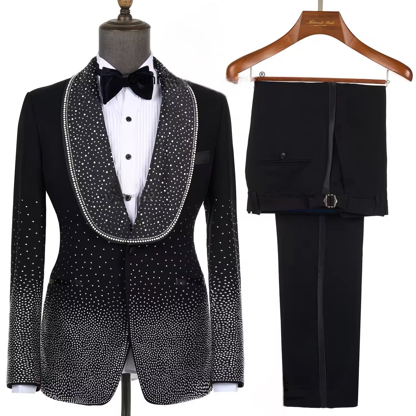 New Elegant Luxury Men Suits Jewelry Ornament Shining