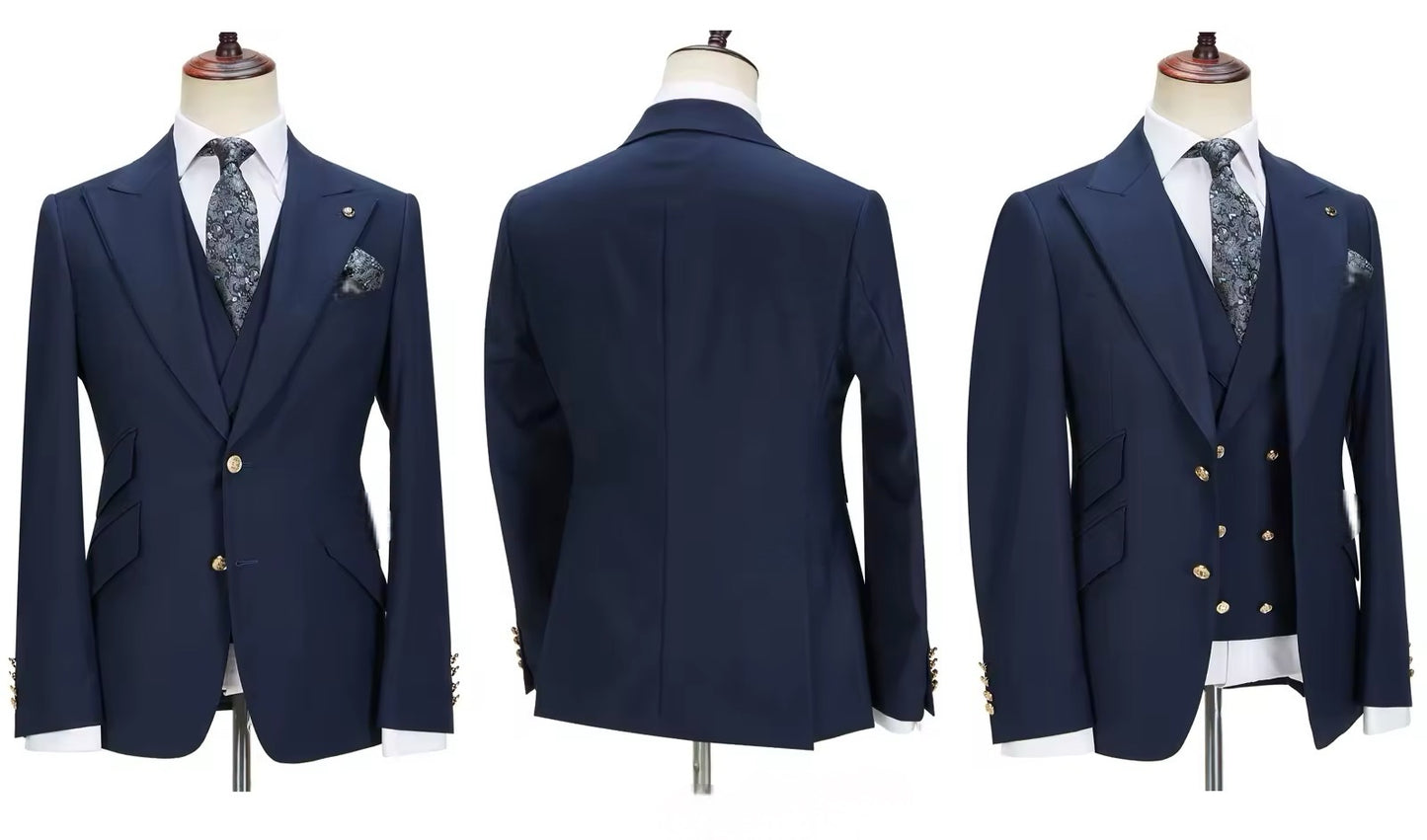 New Men Suits Slim Fit 3 Pieces
