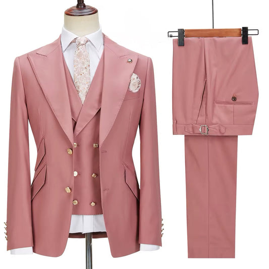 New Men Suits Slim Fit 3 Pieces