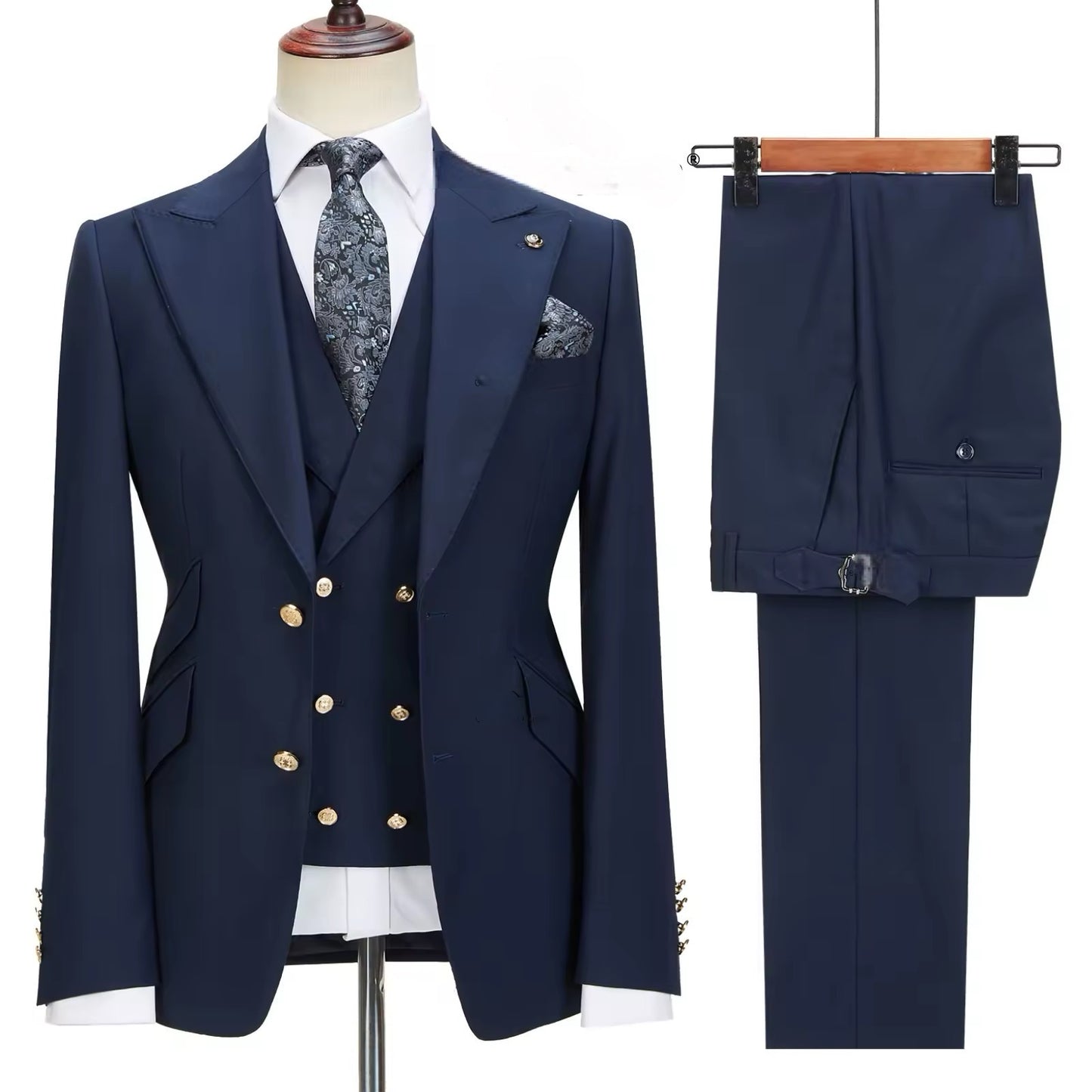 New Men Suits Slim Fit 3 Pieces