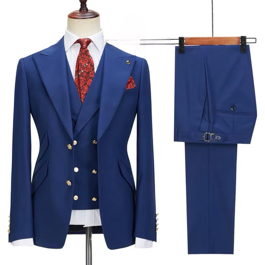 New Men Suits Slim Fit 3 Pieces