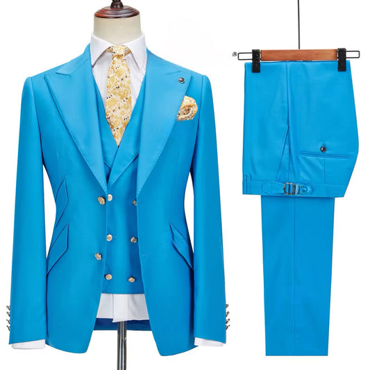 New Men Suits Slim Fit 3 Pieces