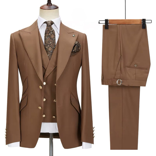 New Men Suits Slim Fit 3 Pieces