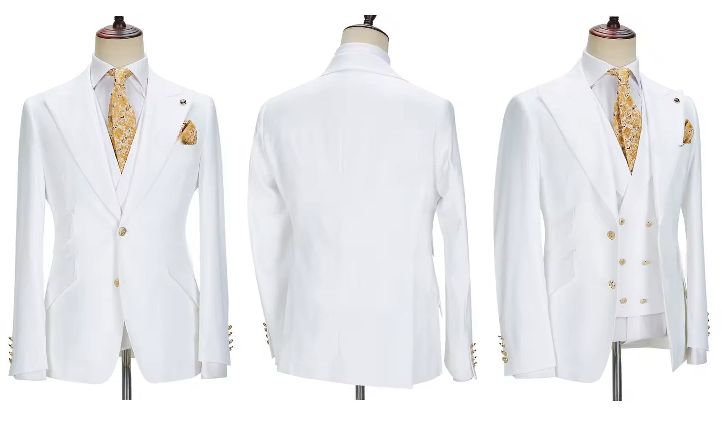 New Men Suits Slim Fit 3 Pieces