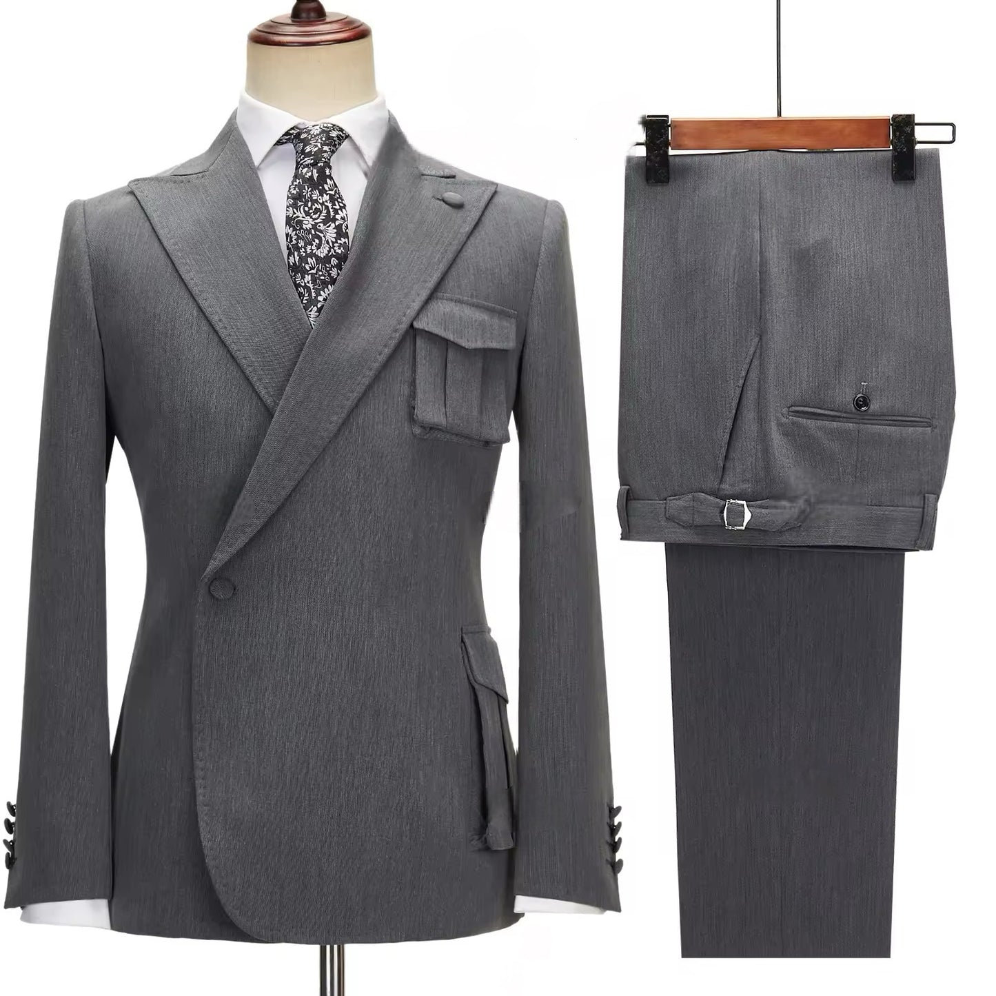 2023 New Coat Design Right Side Button