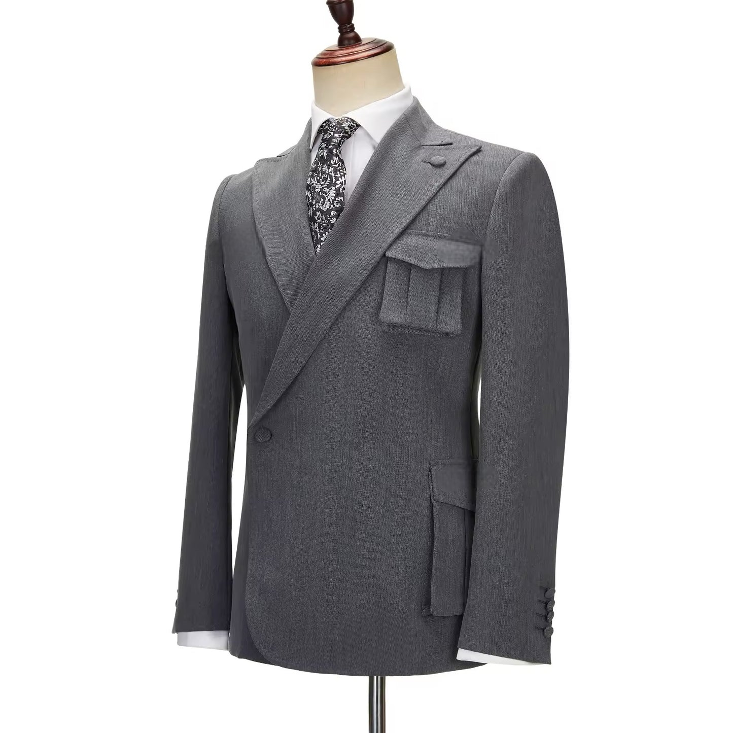 2023 New Coat Design Right Side Button