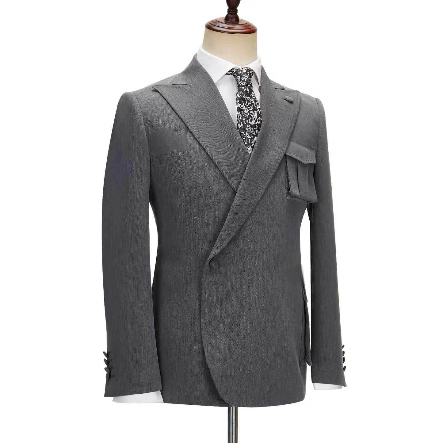 2023 New Coat Design Right Side Button