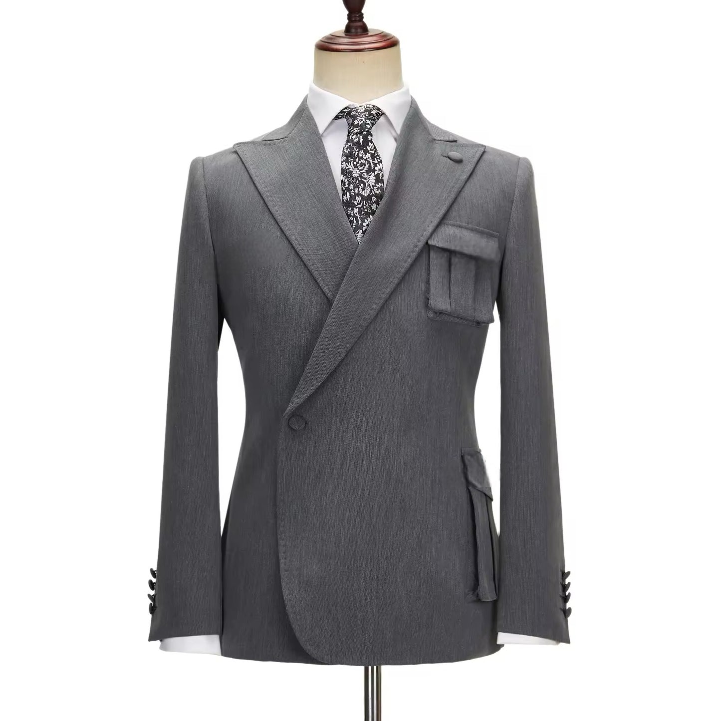 2023 New Coat Design Right Side Button
