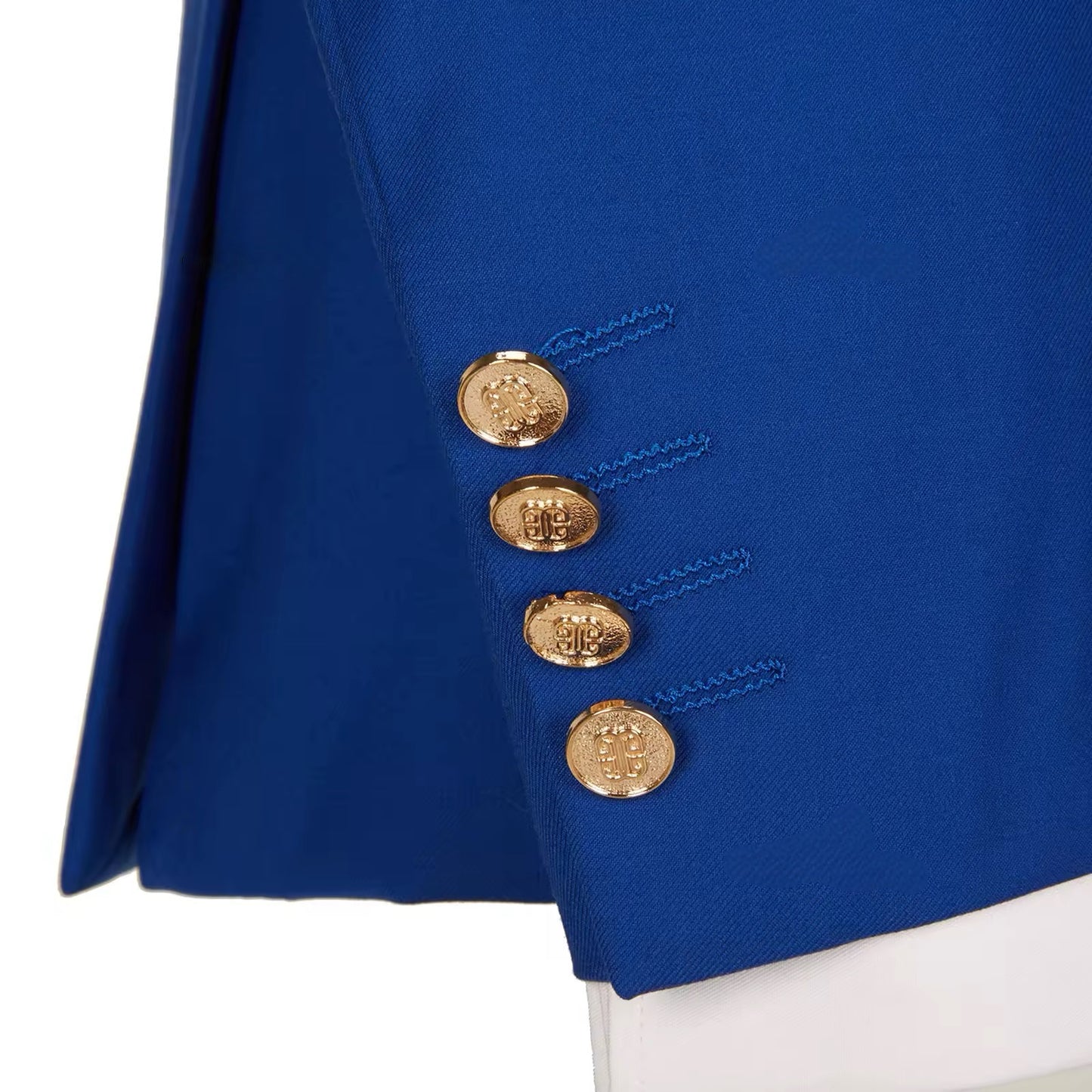 New Fashion Royal Blue Suits For Men Double Breasted