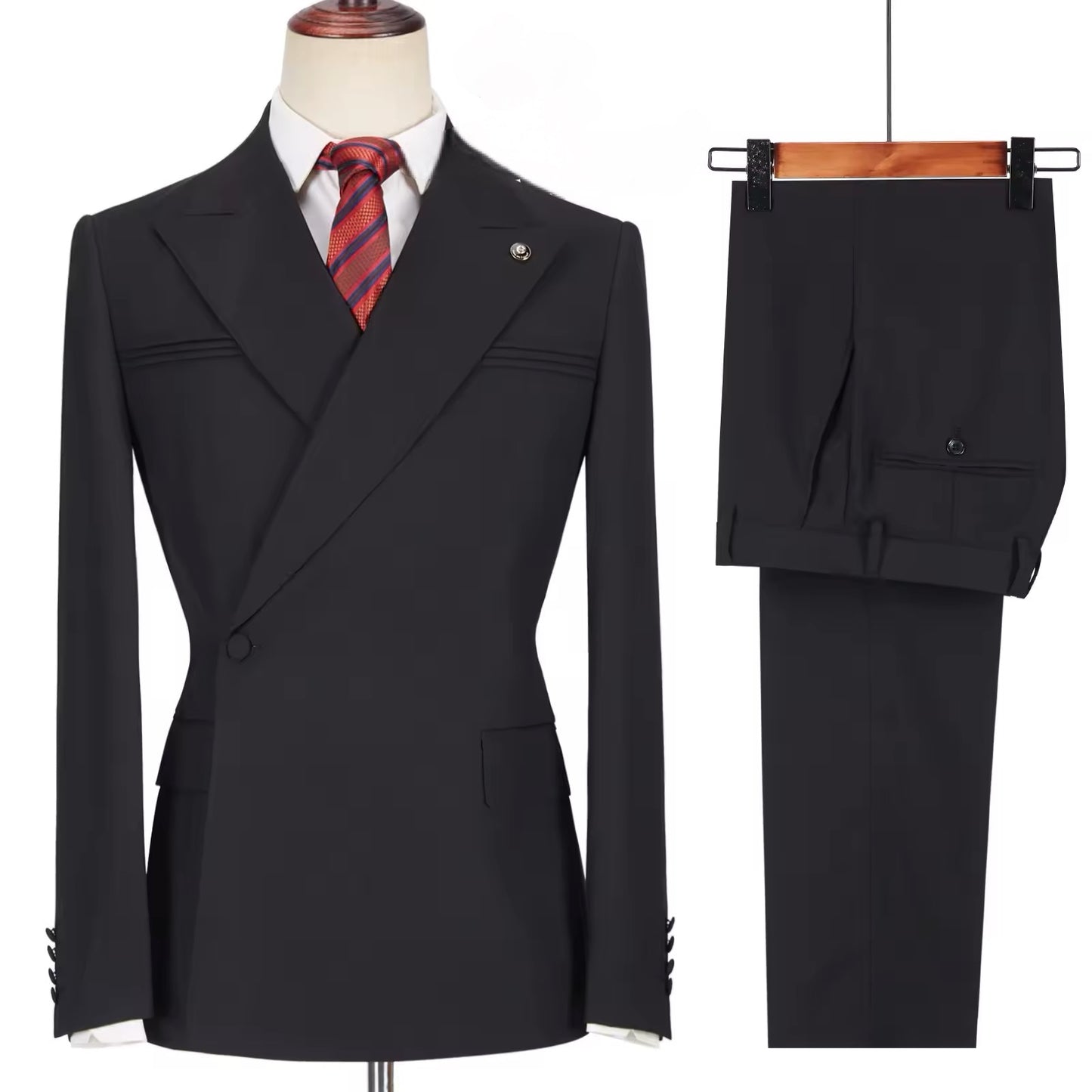 Men's Suits One Button Double Breasted Tailor-Made