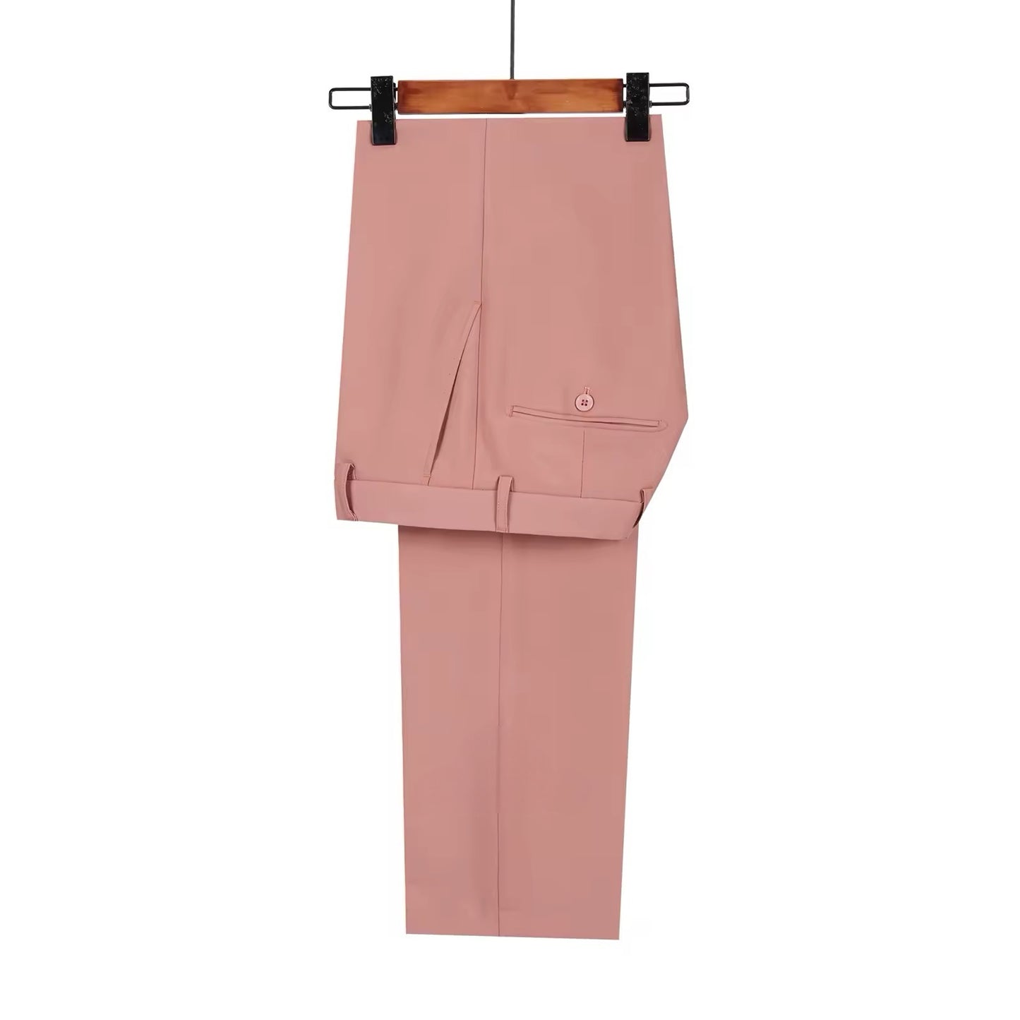 Men's Suits One Button Double Breasted Pink Tailor-Made Blazer