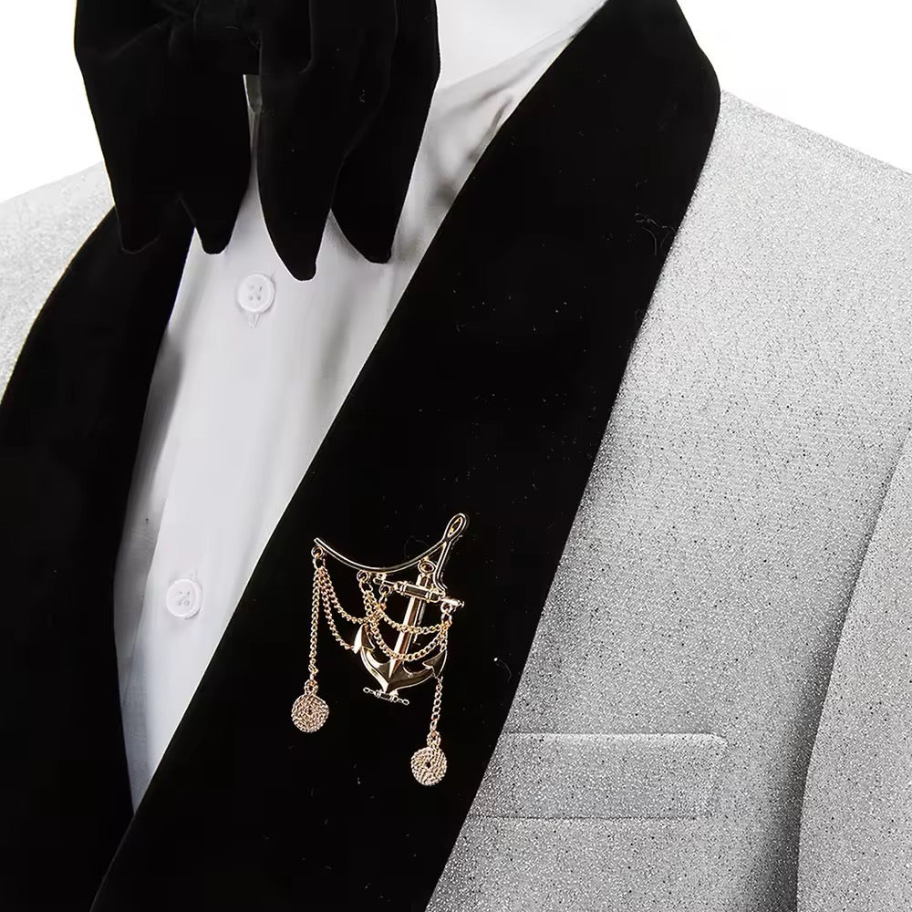 New Men Suit Tuxedo 2 Pieces Double Breasted