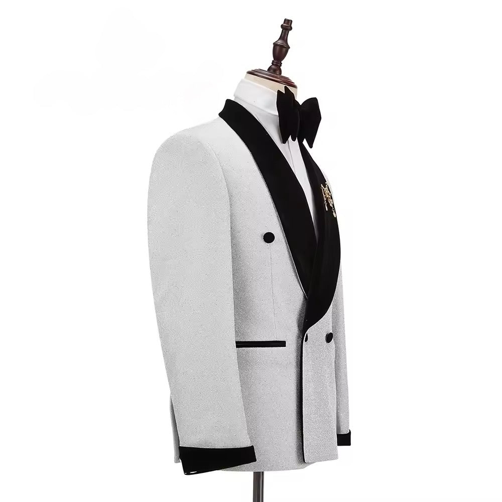 New Men Suit Tuxedo 2 Pieces Double Breasted