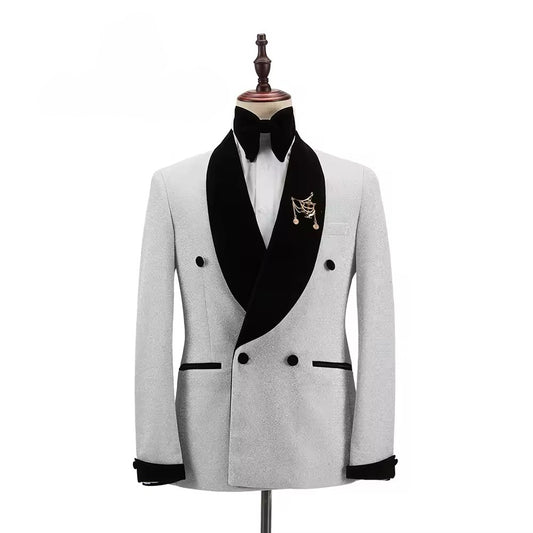 New Men Suit Tuxedo 2 Pieces Double Breasted