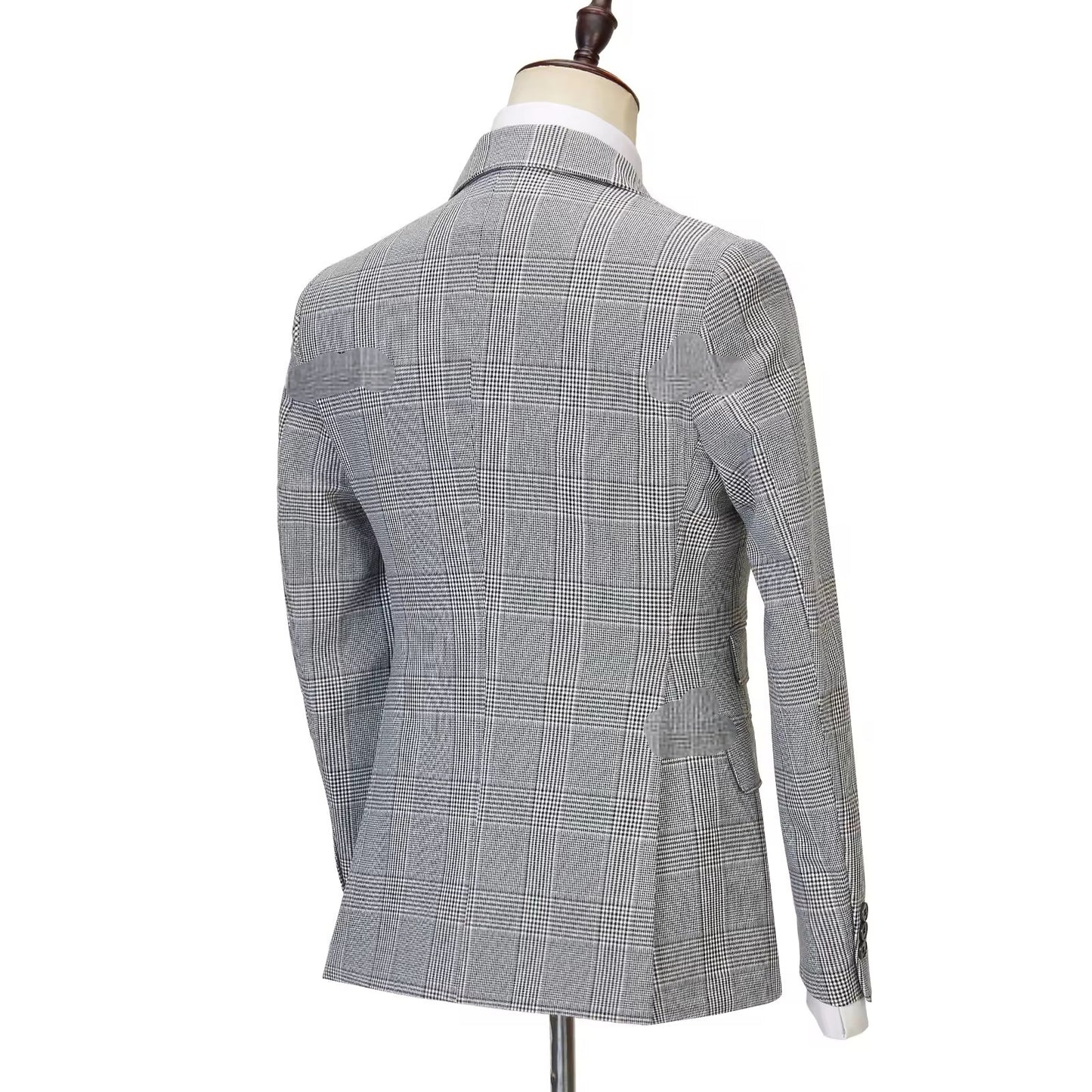2023 Classic Full Men's Suit Plaid 2 Pcs Vintage