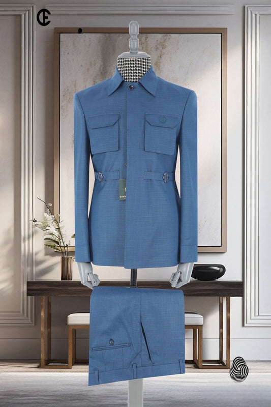2025 New Safari Men Suits Tailor-Made Formal Casual Business