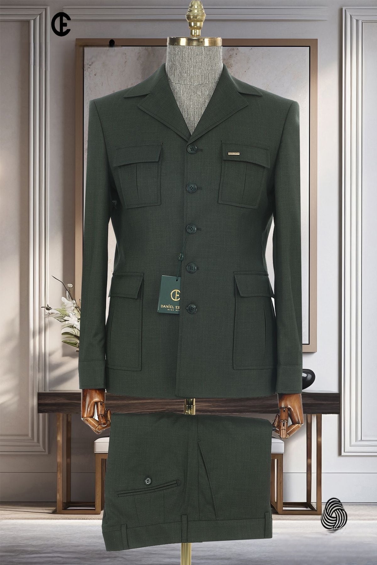 2025 New Safari Men Suits Tailor-Made Formal Casual Business