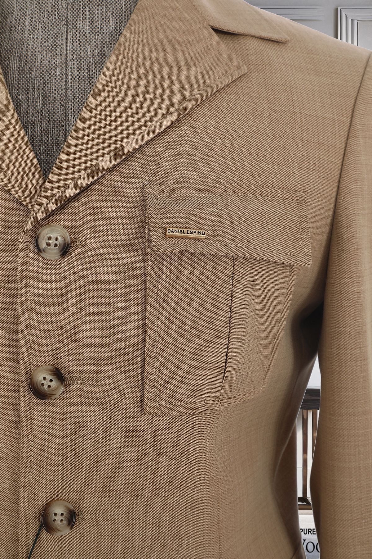 2025 New Safari Men Suits Tailor-Made Formal Casual Business