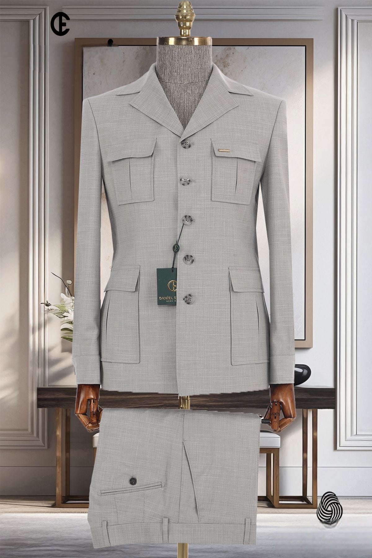 2025 New Safari Men Suits Tailor-Made Formal Casual Business