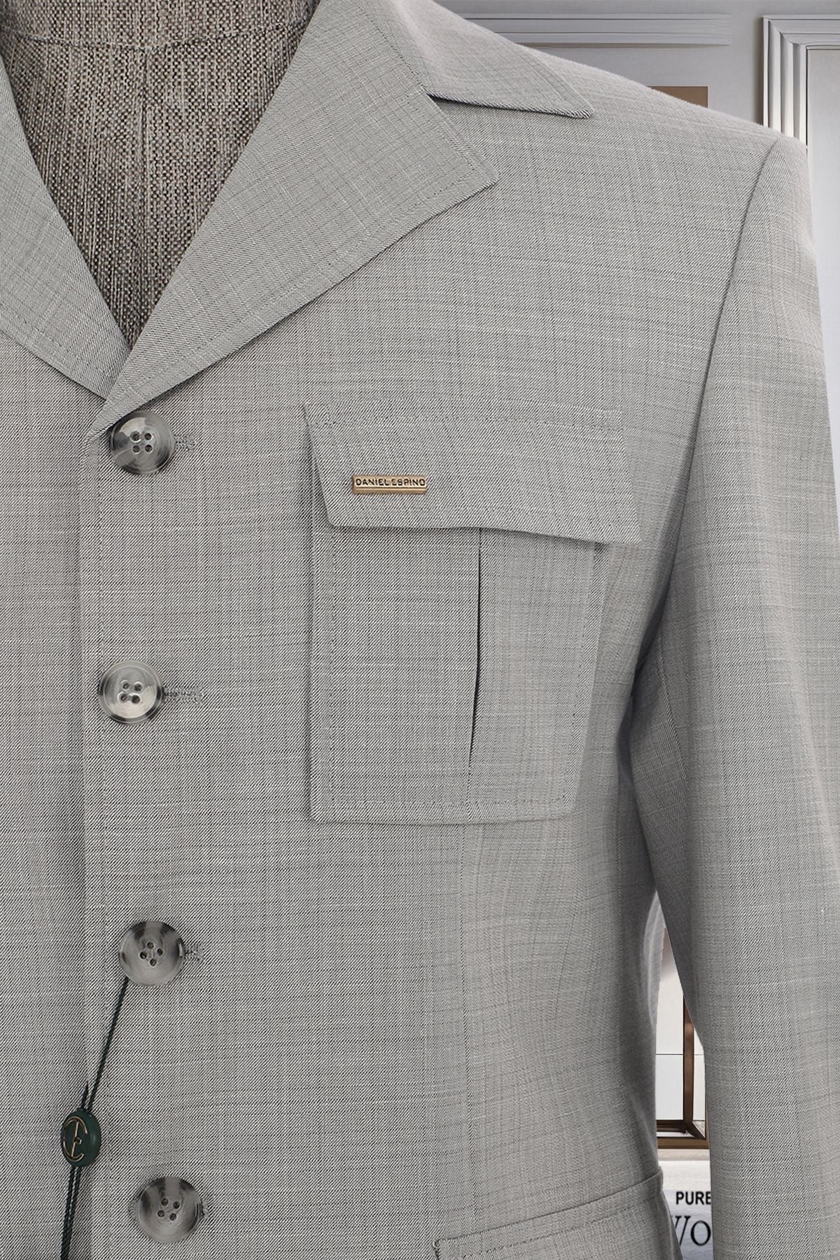 2025 New Safari Men Suits Tailor-Made Formal Casual Business